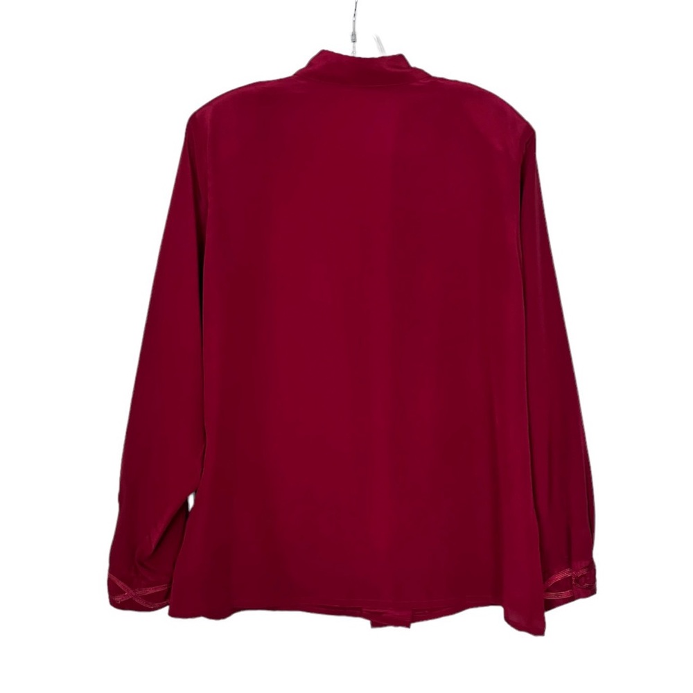 Vintage Yves St. Clair Red Blouse - Picture 11 of 15
